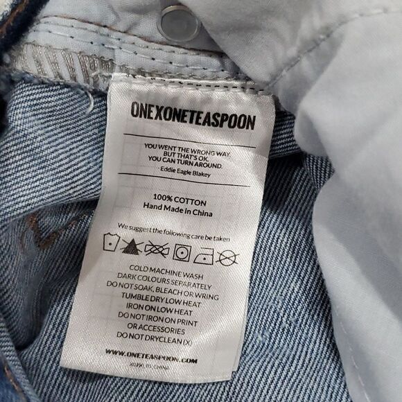 One teaspoon, Man X, Junkyard Denim Skirt, Size 26 - Picture 7 of 8